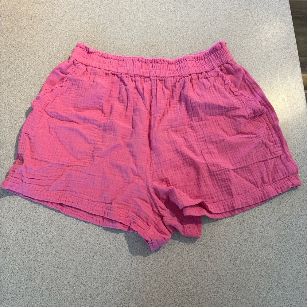 aerie Pink Lightweight Pull-On Shorts